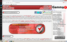 Gammadot Rheology Testing & Consultancy Services Web Site